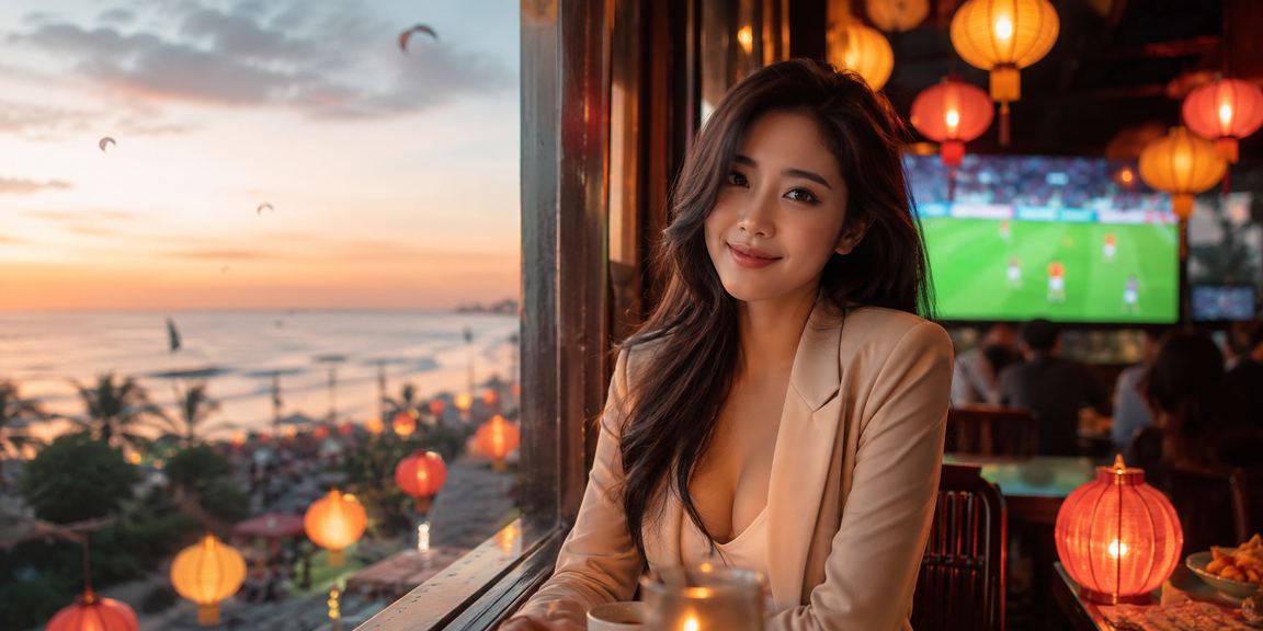 Người chơi thư giãn tại Hội An với cà phê Việt Nam trong không gian cân bằng cuộc sống